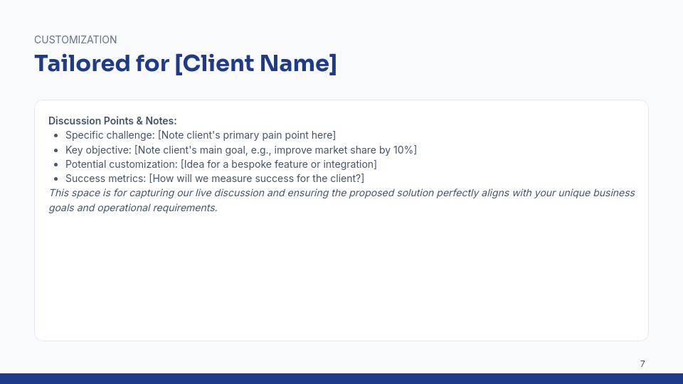 Enterprise Sales Deck for High-Ticket Deals